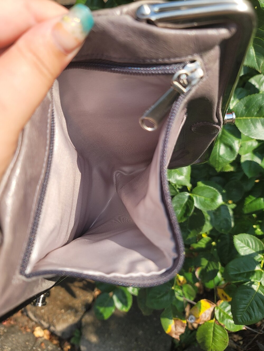 Hobo Lauren Double Frame Leather Clutch - Picture 6 of 12